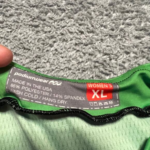 Podiumwear Cycle Jersey Shirt Womens XL Performance Cycling Pocket - Picture 6 of 6